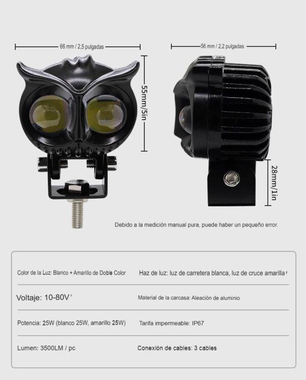 ROMPE NEBLINAS LED Lupa PRO (2 unidades) - Imagen 4