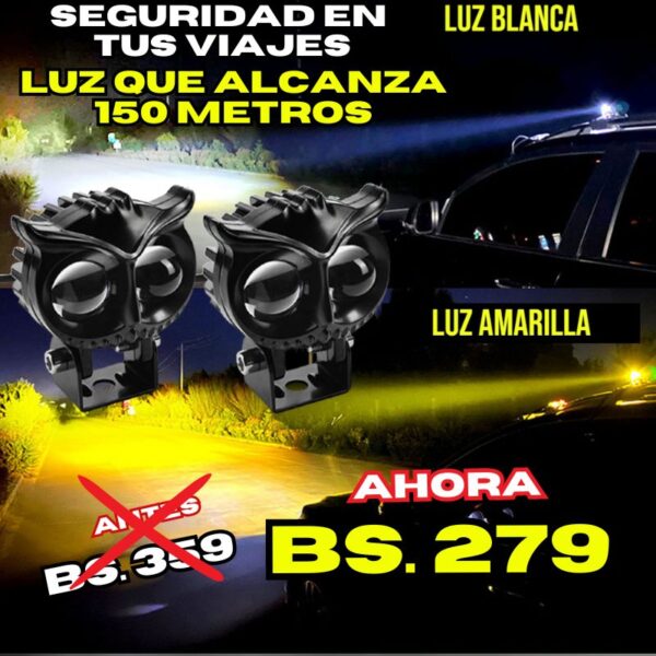 ROMPE NEBLINAS LED Lupa PRO (2 unidades)