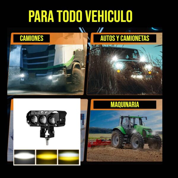Reflectores LED 3x3 (2 unidades) - Imagen 2