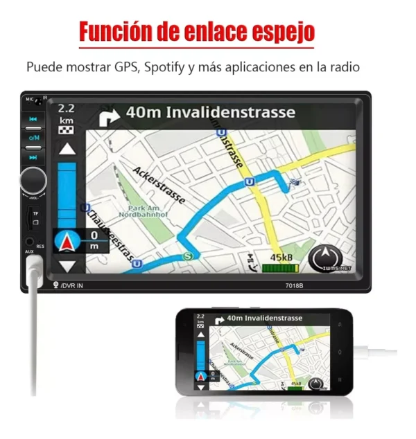 Radio tactil para vehiculos - Imagen 3