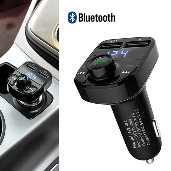 Receptor Bluetooth Autos Carga Rápida USB - Imagen 3