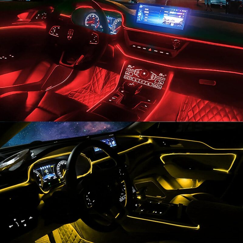 carro con luces rgb